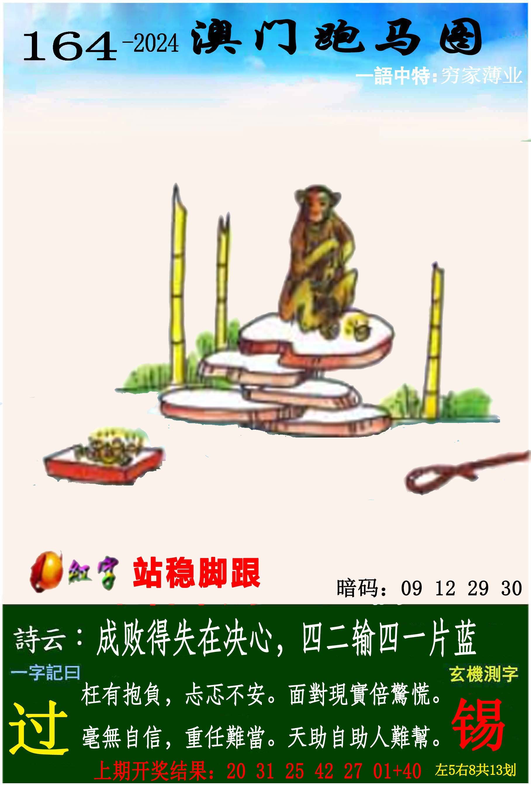 2024164期跑马图