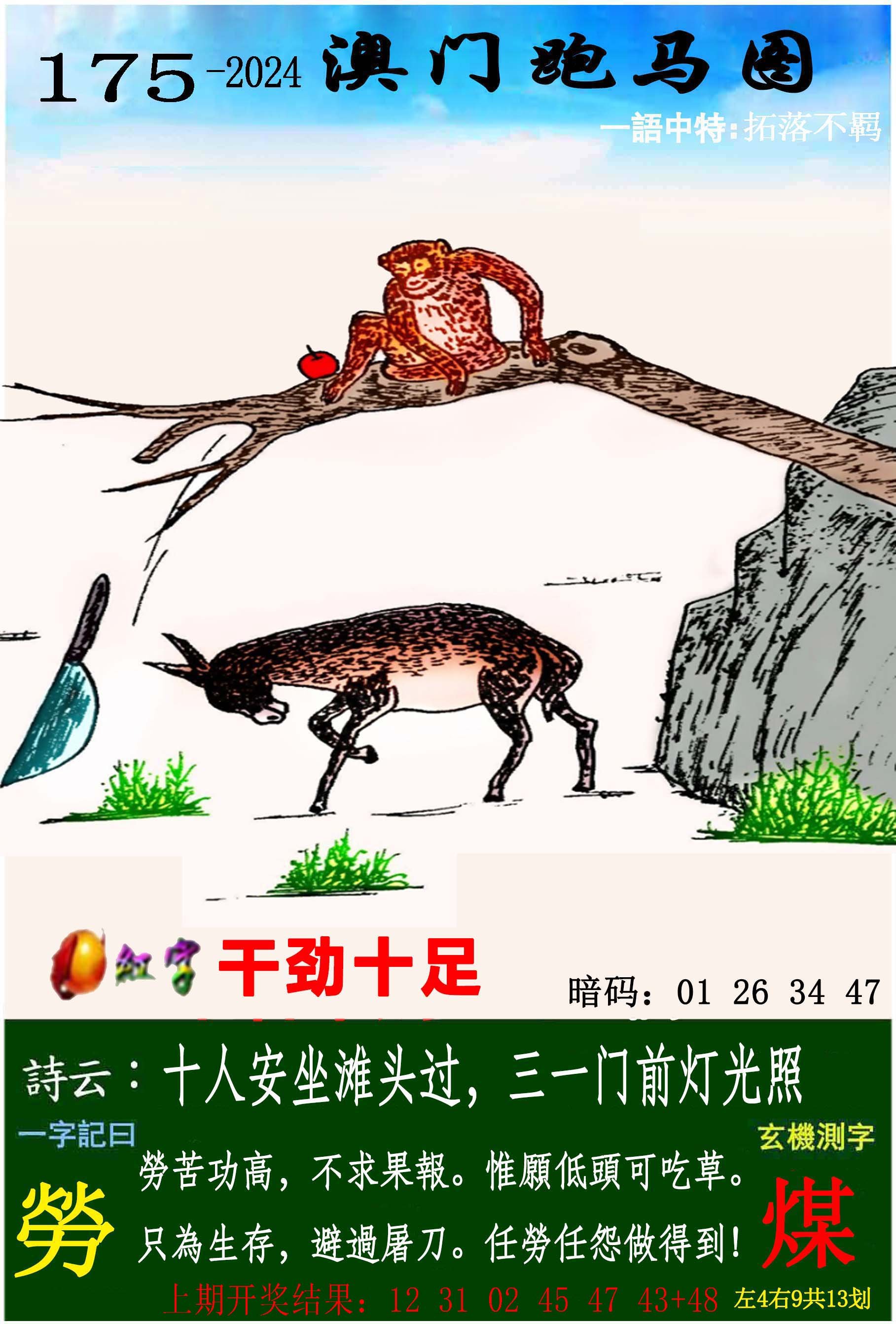 2024175期跑马图