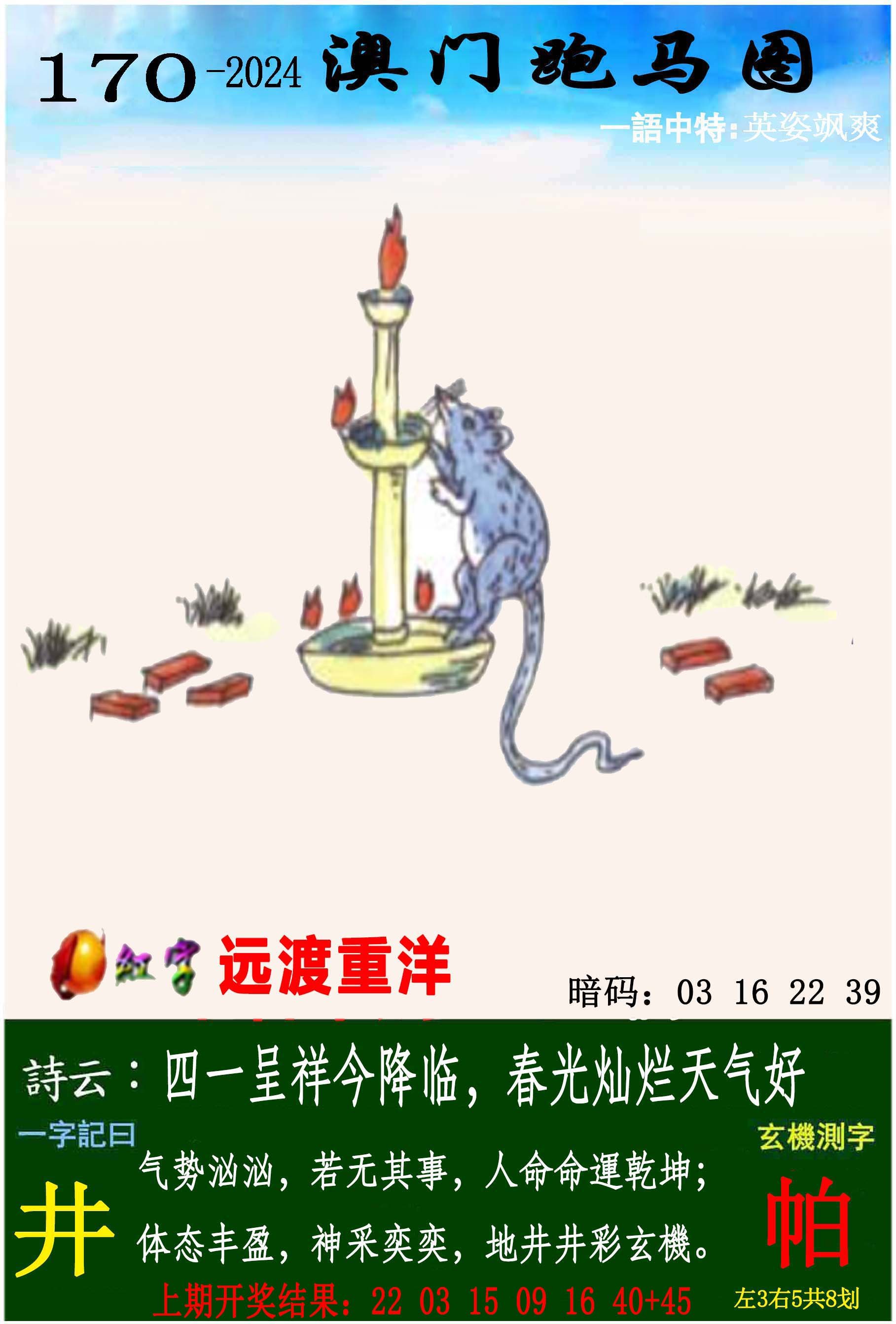 2024170期跑马图
