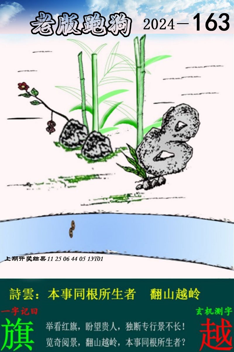 2024163期老版跑狗图