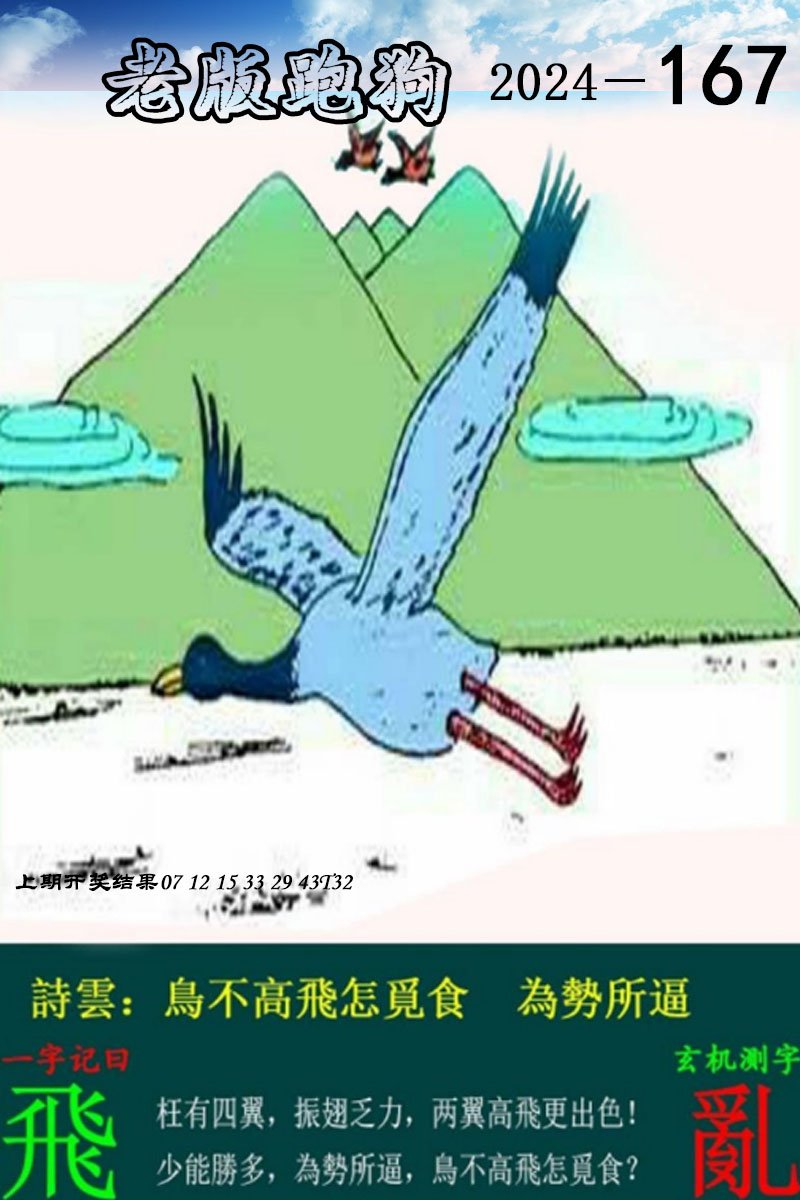 2024167期老版跑狗图