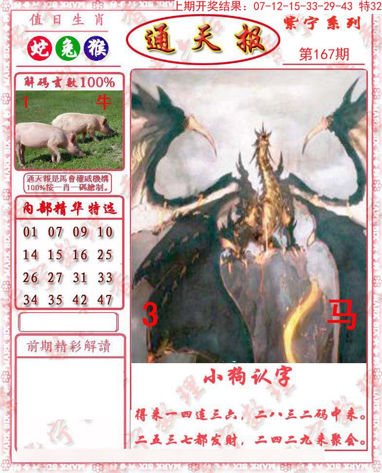 2024167期救通报