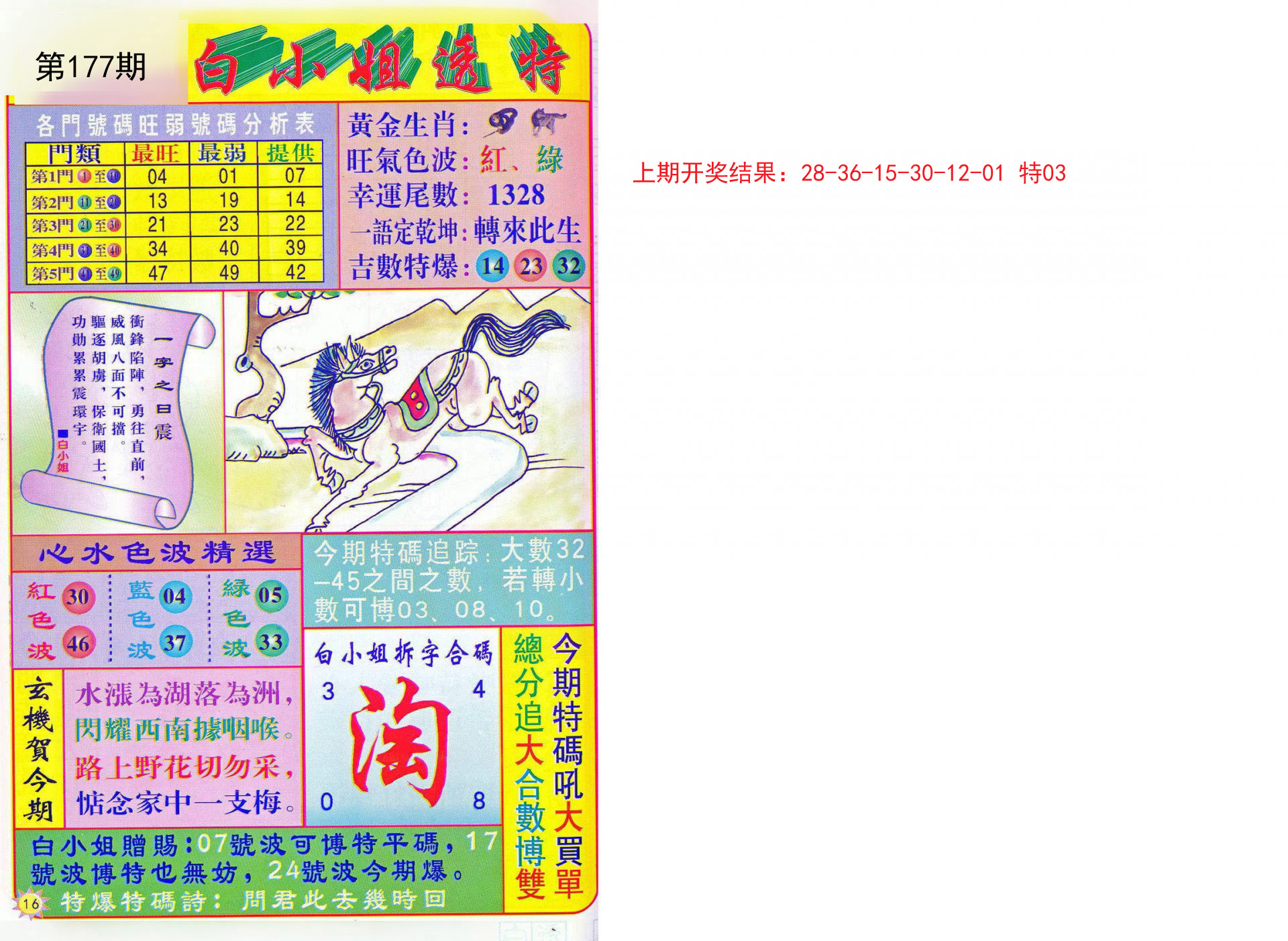 2024177期白小姐透特