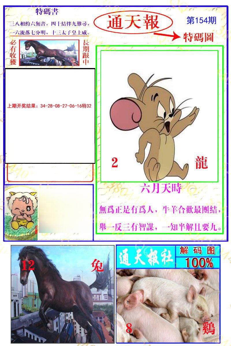 2024154期通天特解图