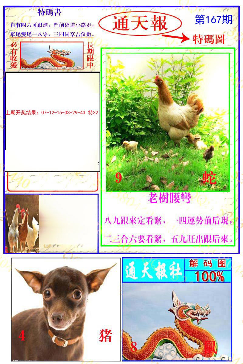 2024167期通天特解图