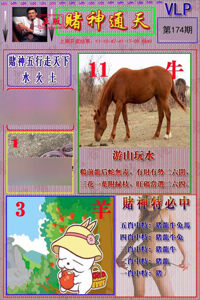 2024174期赌神通天报