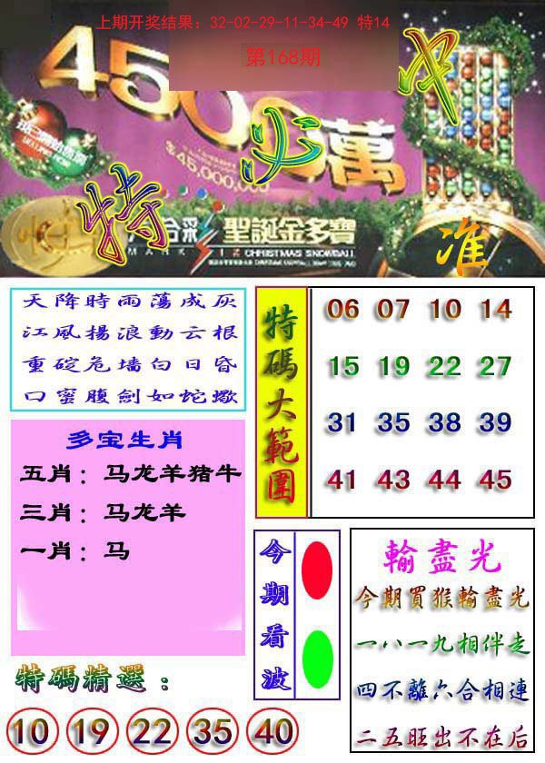 2024168期特必中