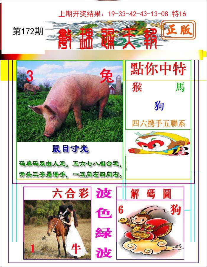 2024172期数理通天