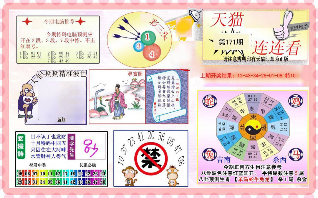 2024171期港彩连连中