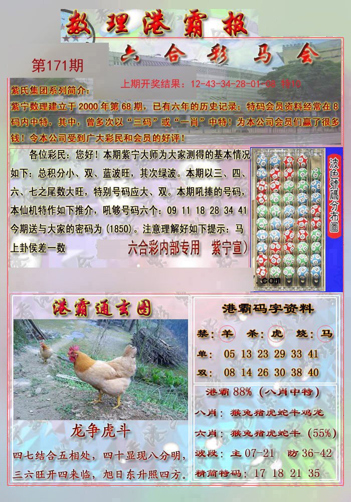 2024171期港霸报