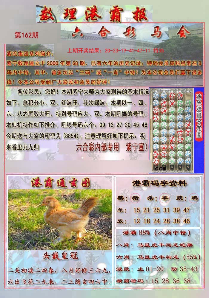 2024162期港霸报