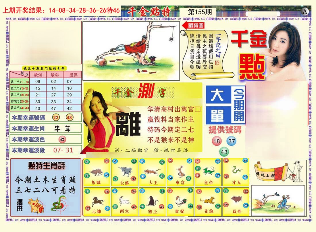 2024155期千金点特A
