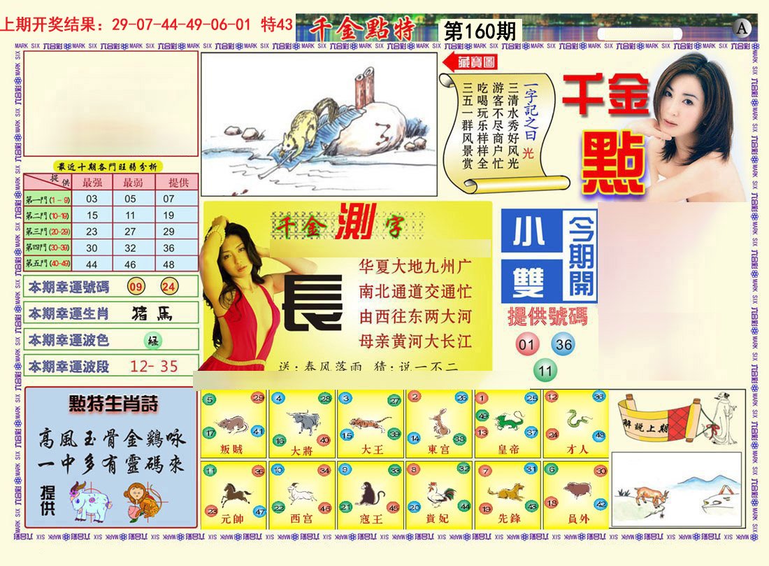 2024160期千金点特A