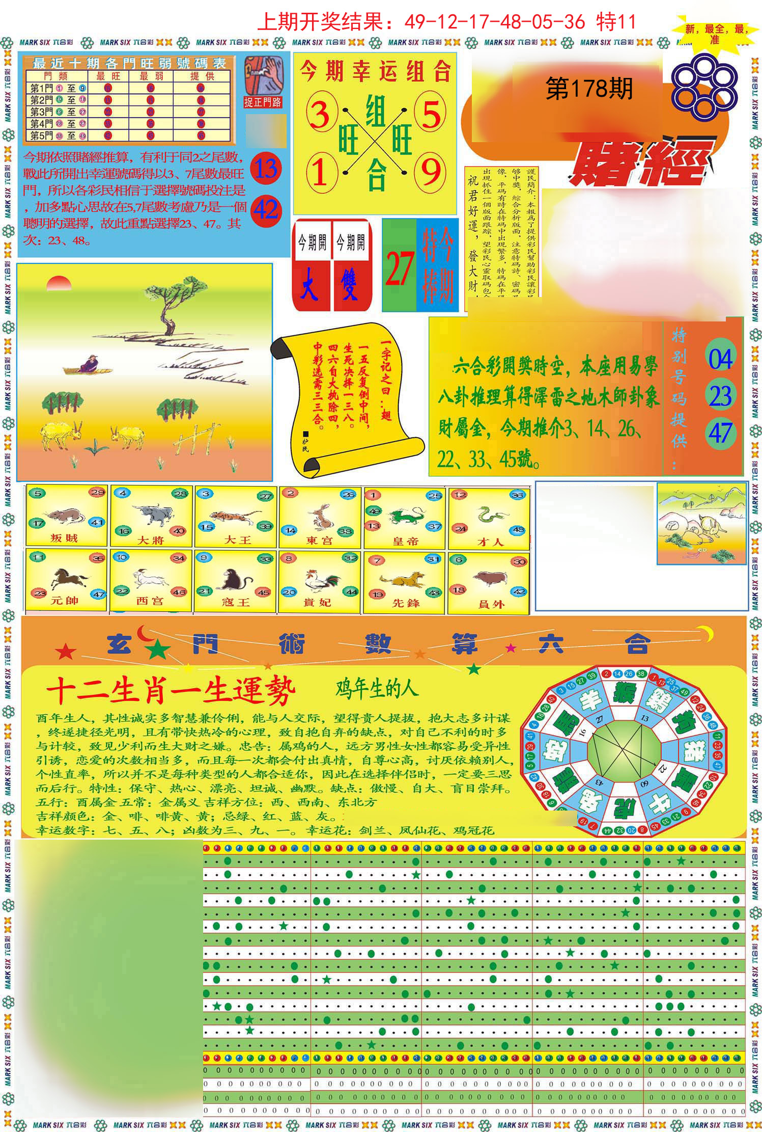 2024178期九龍赌经A(推荐)