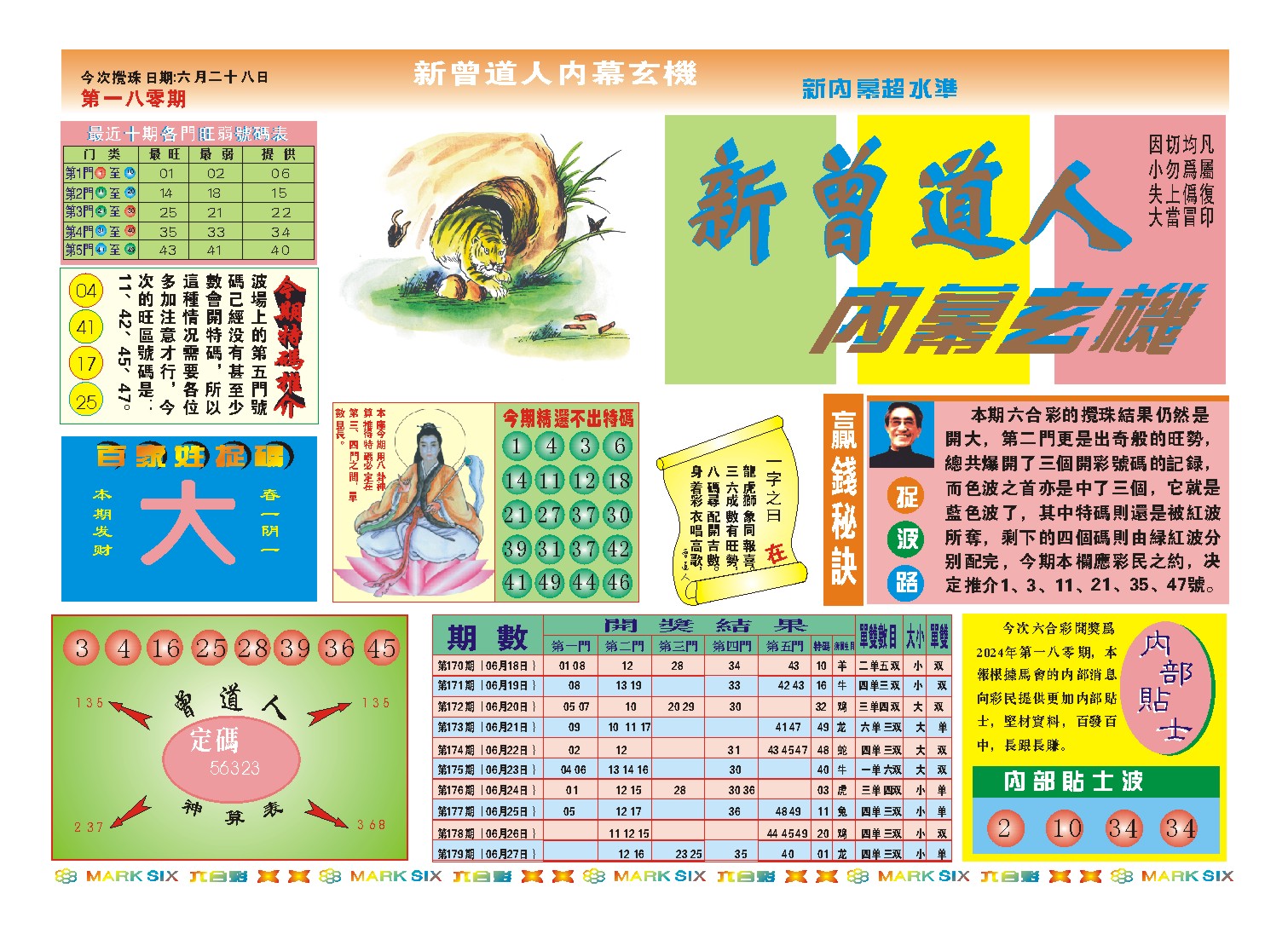 2024180期新曾道人内幕A