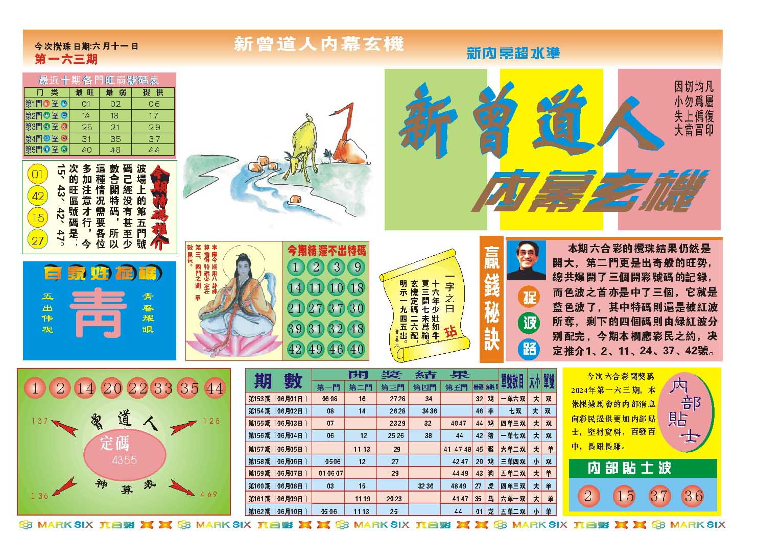 2024163期新曾道人内幕A