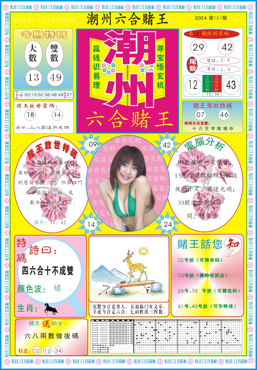 2024161期潮州六合赌王A