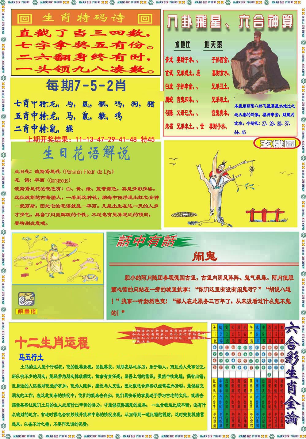 2024158期九龍马经B(推荐)