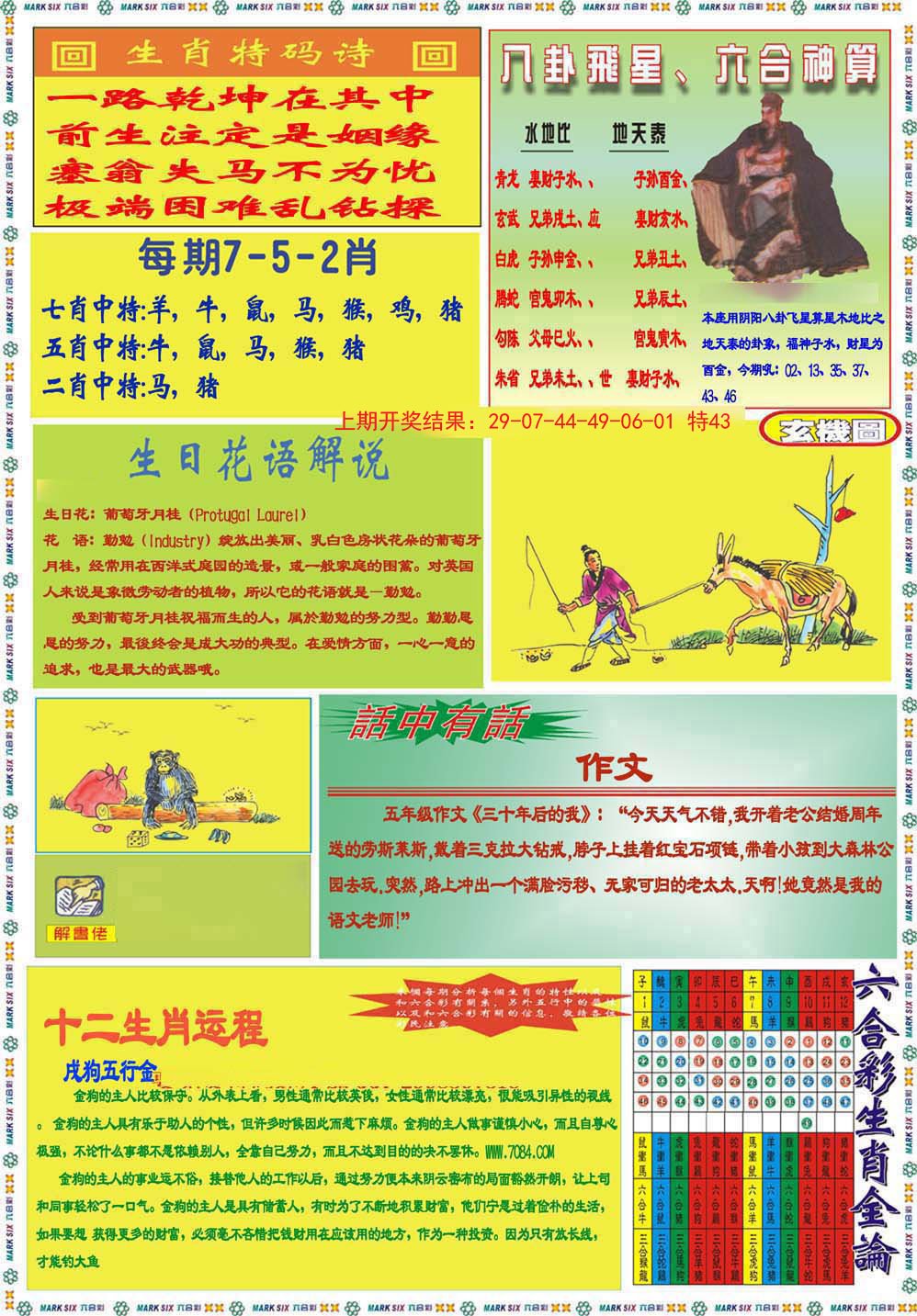 2024160期九龍马经B(推荐)