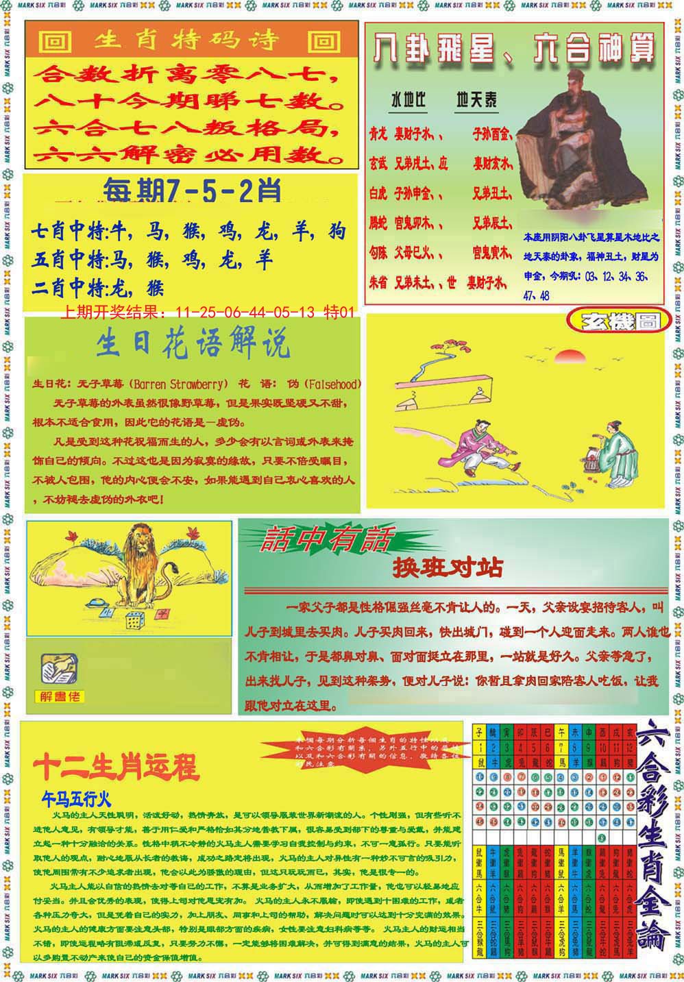 2024163期九龍马经B(推荐)