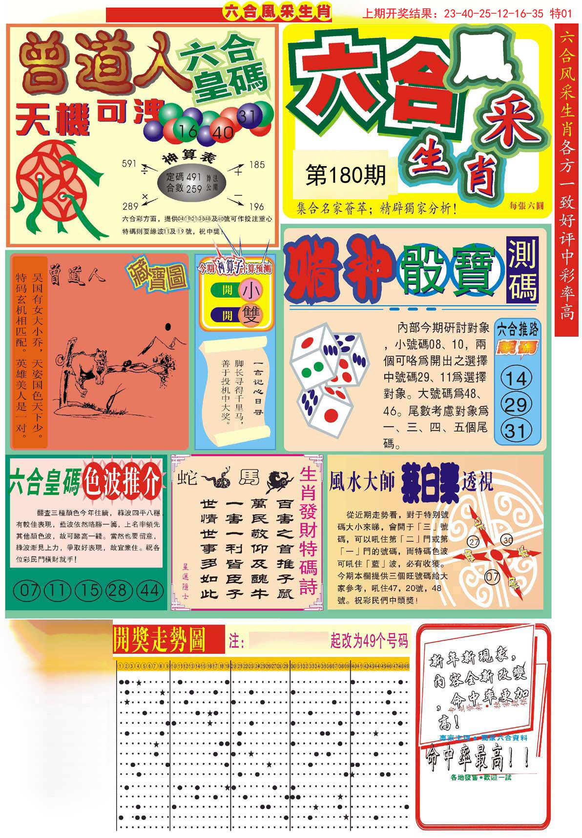 2024180期六合风采A
