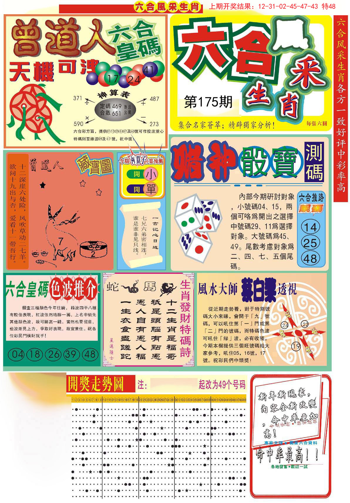 2024175期六合风采A