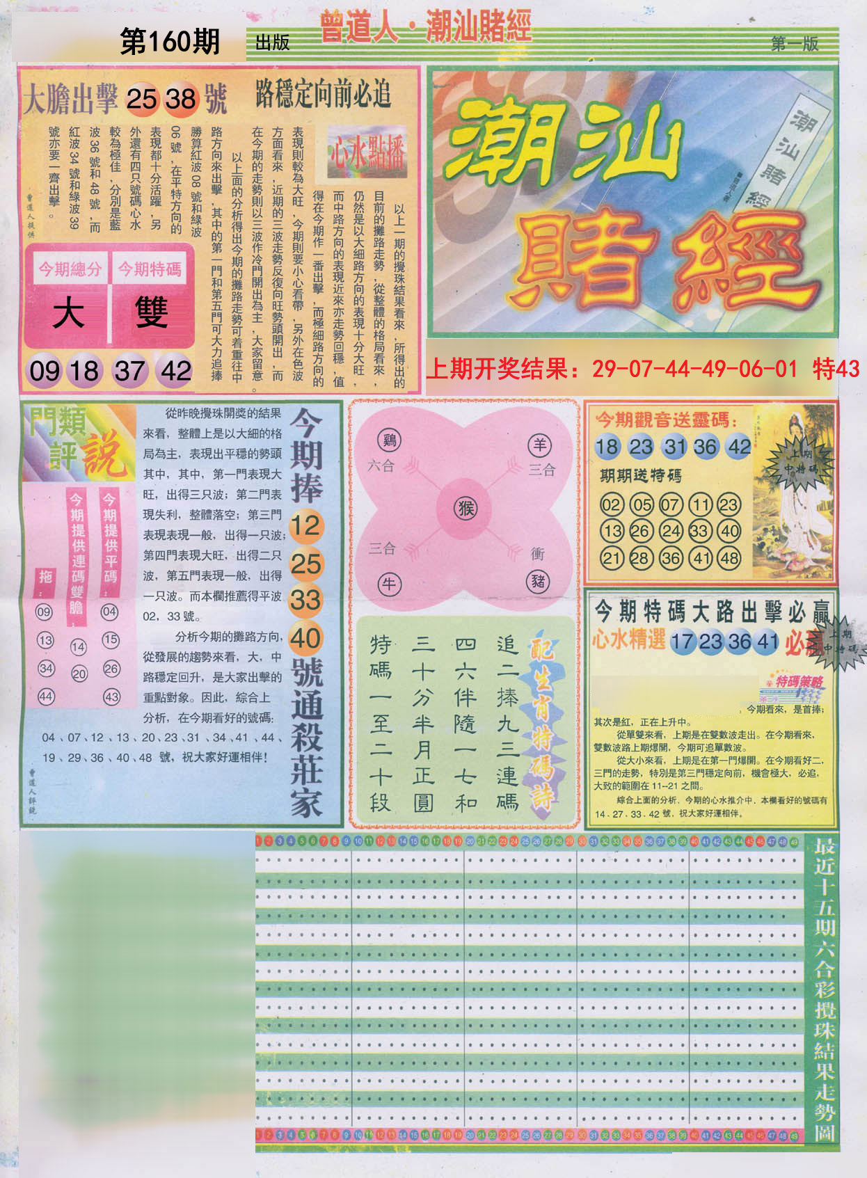 2024160期潮汕赌经A