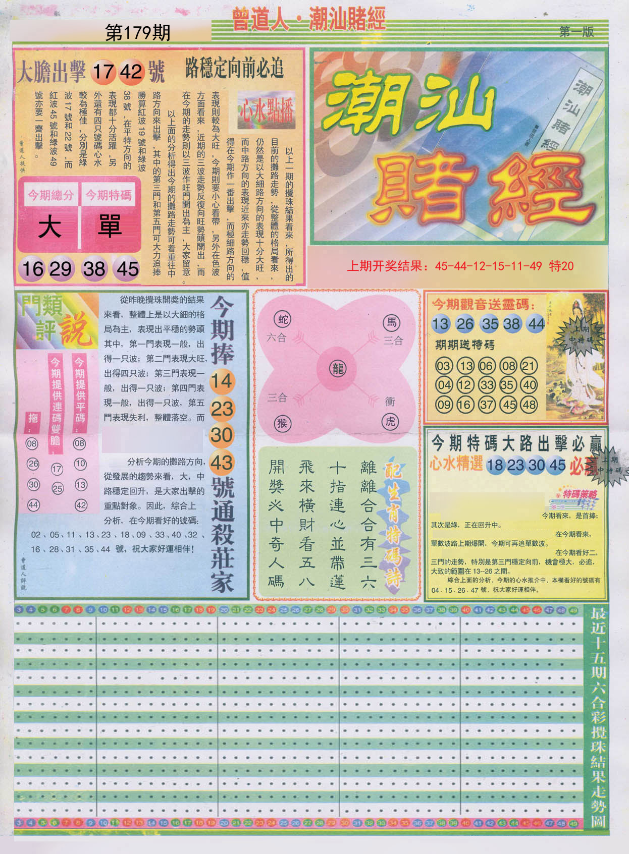 2024179期潮汕赌经A