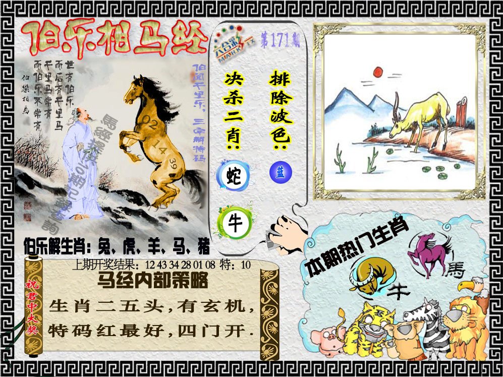 2024171期伯乐相马经