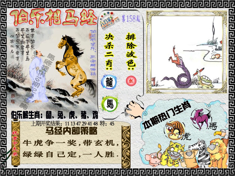 2024158期伯乐相马经