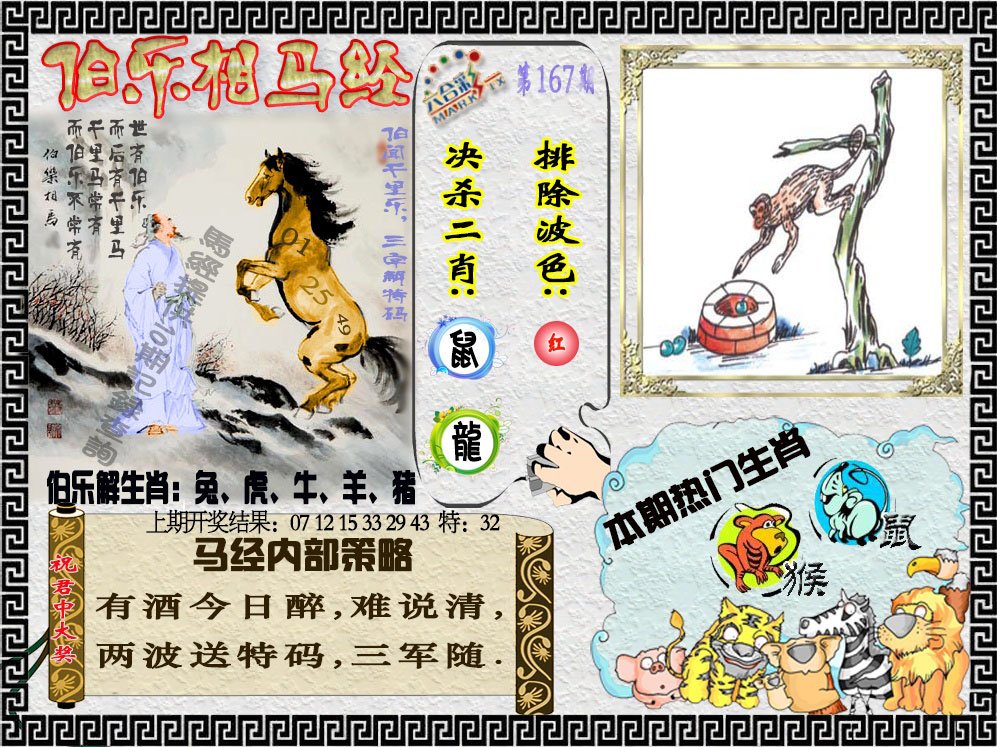 2024167期伯乐相马经