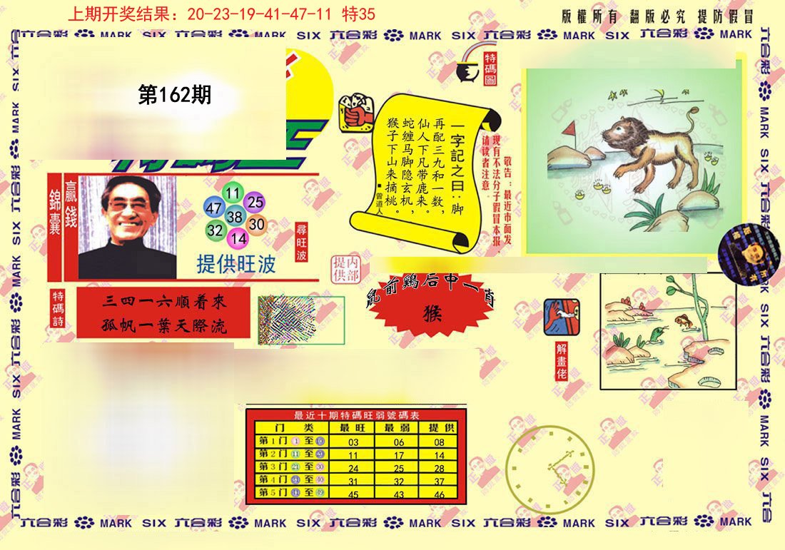 2024162期心水特码(信封)