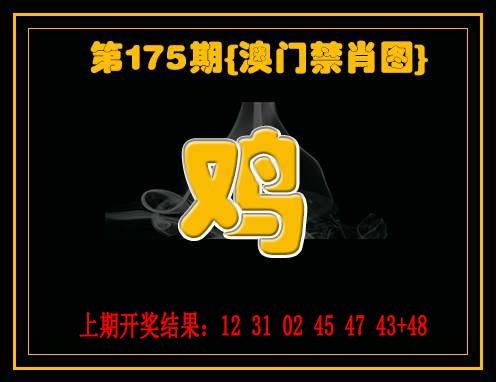 2024175期禁一肖