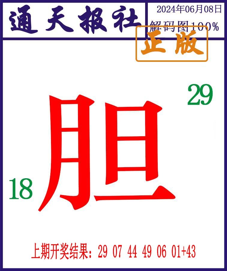 2024160期通天报解码图