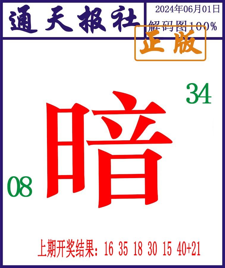 2024153期通天报解码图