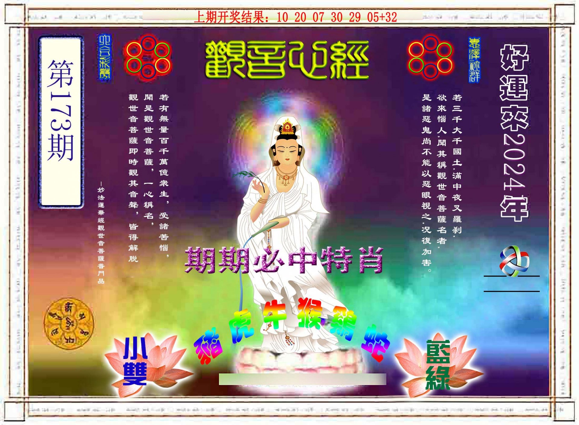 2024173期观音心经