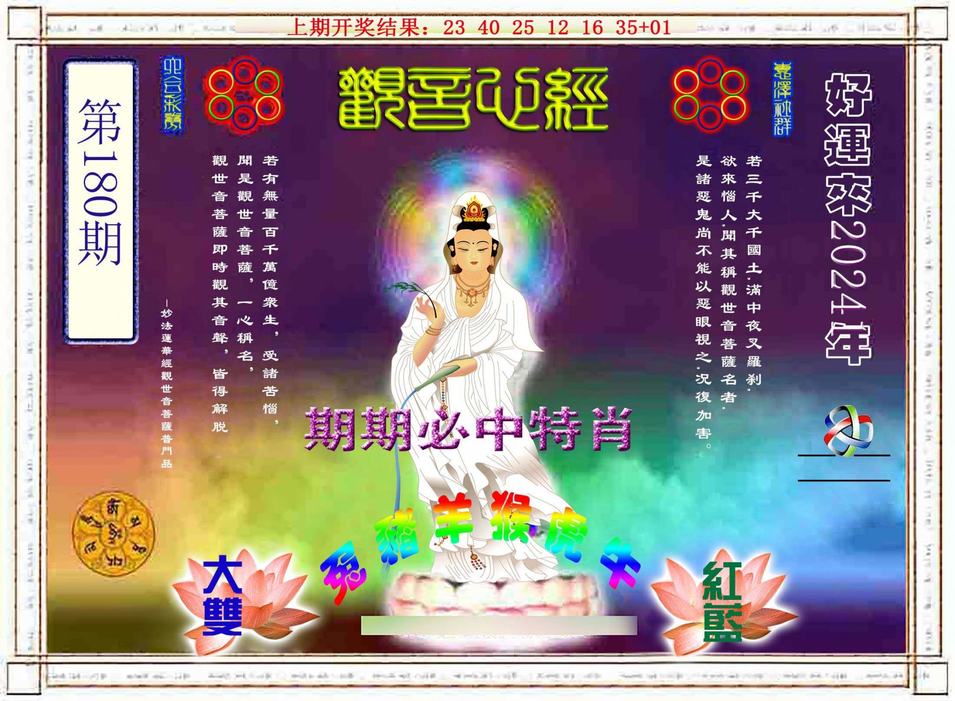2024180期观音心经