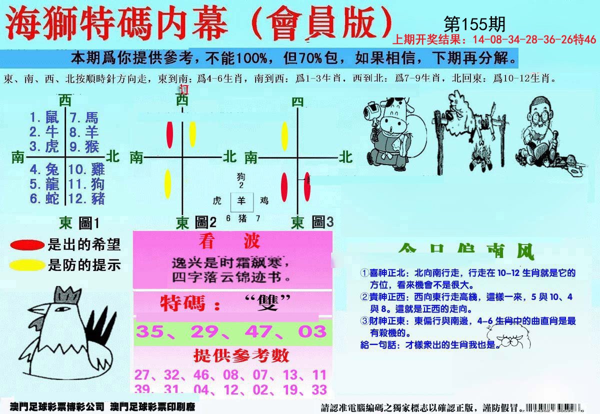 2024155期另版海狮特码内幕报