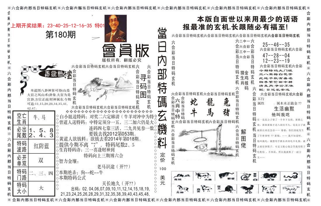 2024180期当日特码玄机报