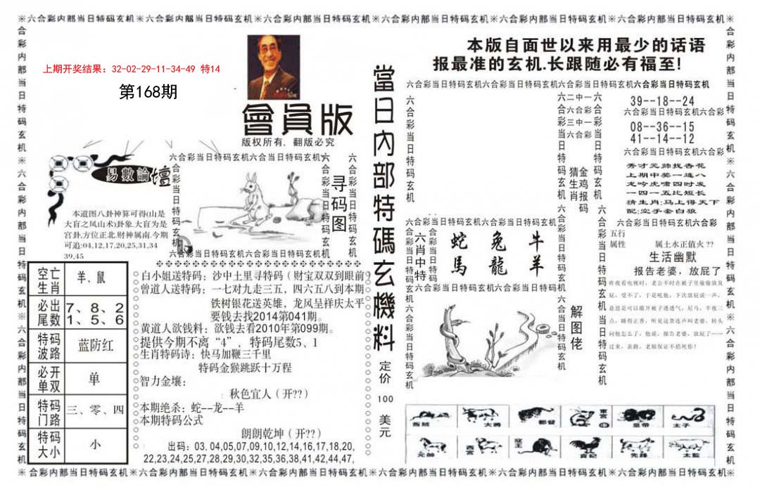 2024168期当日特码玄机报