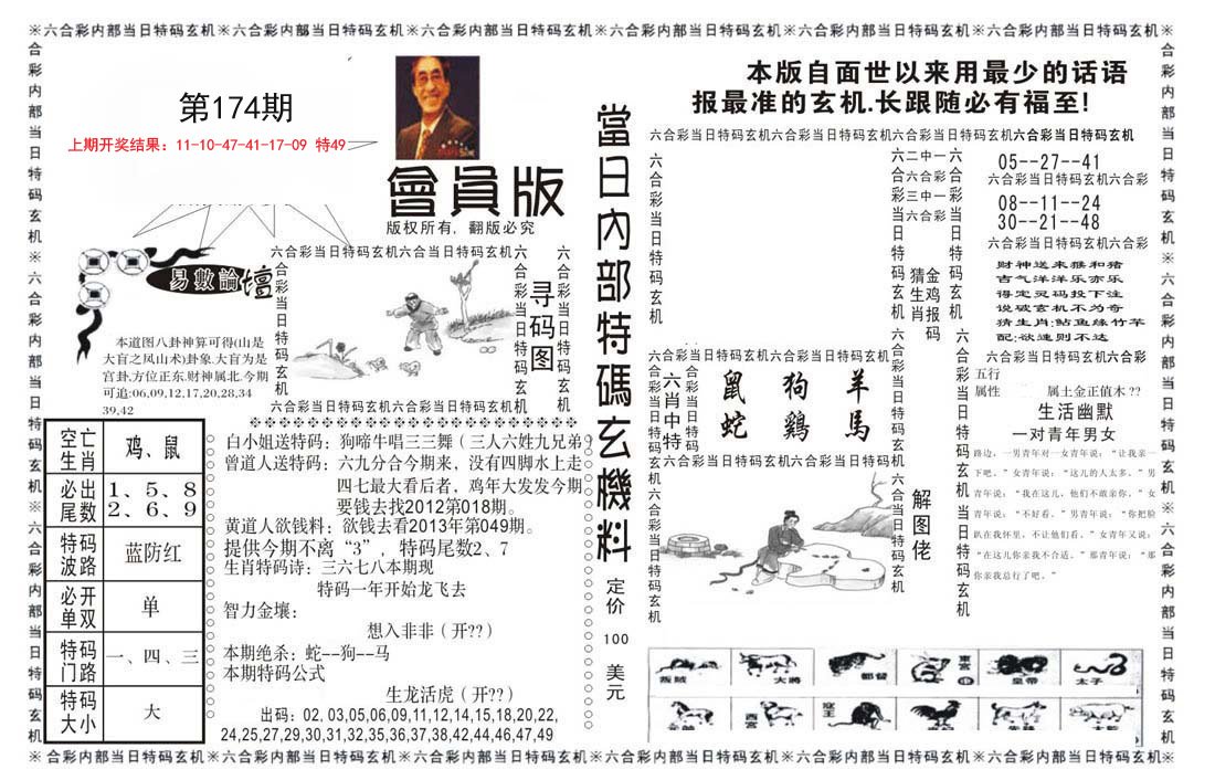 2024174期当日特码玄机报