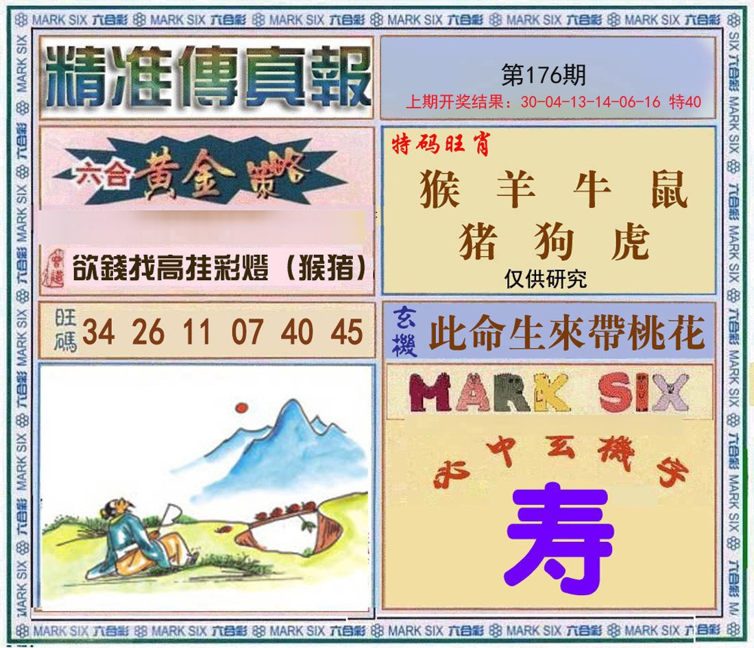 2024176期精准<傳真報>
