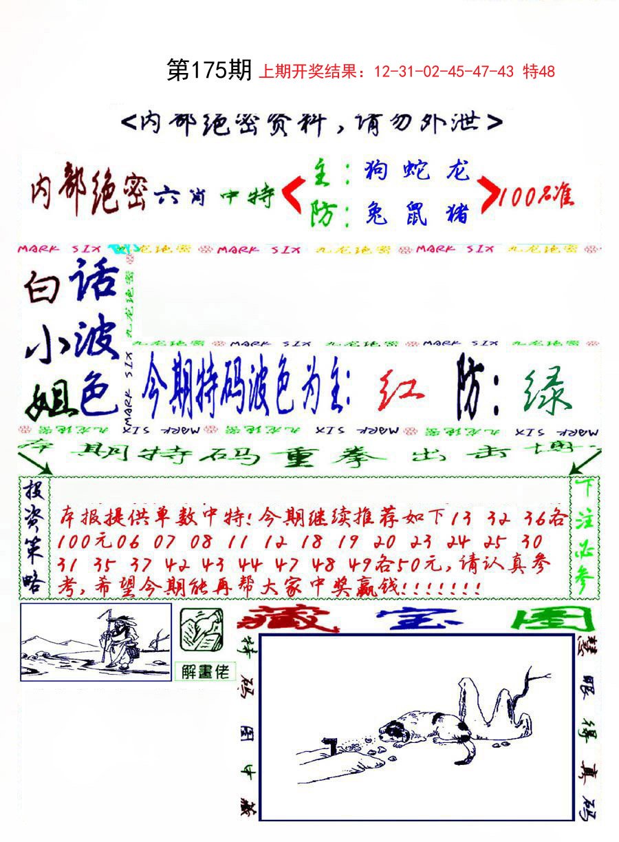 2024175期九龙密报