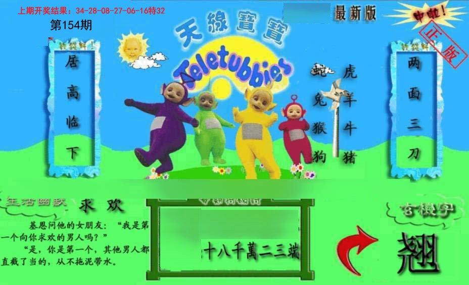 2024154期新天线宝宝(2006一版)