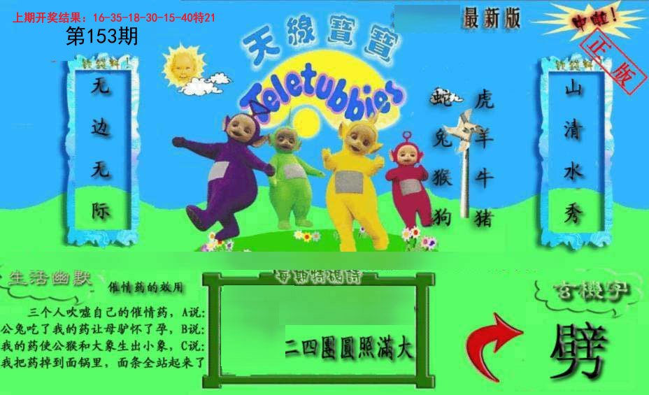 2024153期新天线宝宝(2006一版)