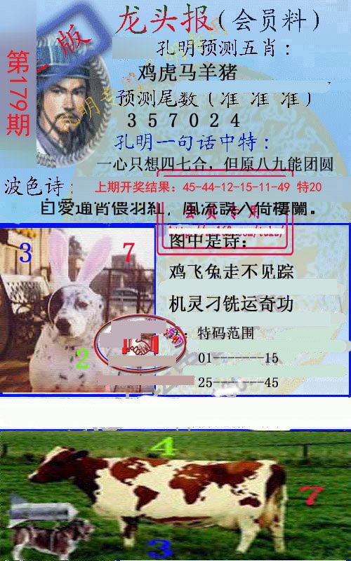 2024179期龙头报