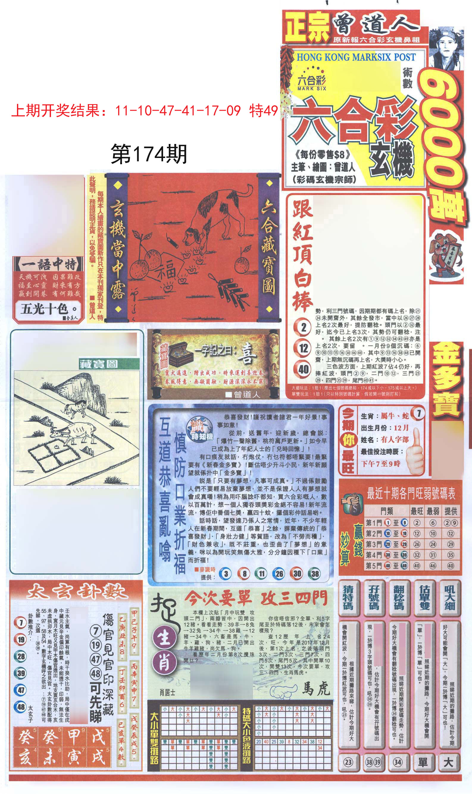 2024174期新报跑狗A