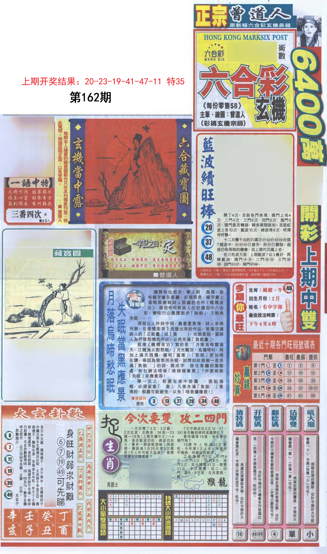 2024162期新报跑狗A