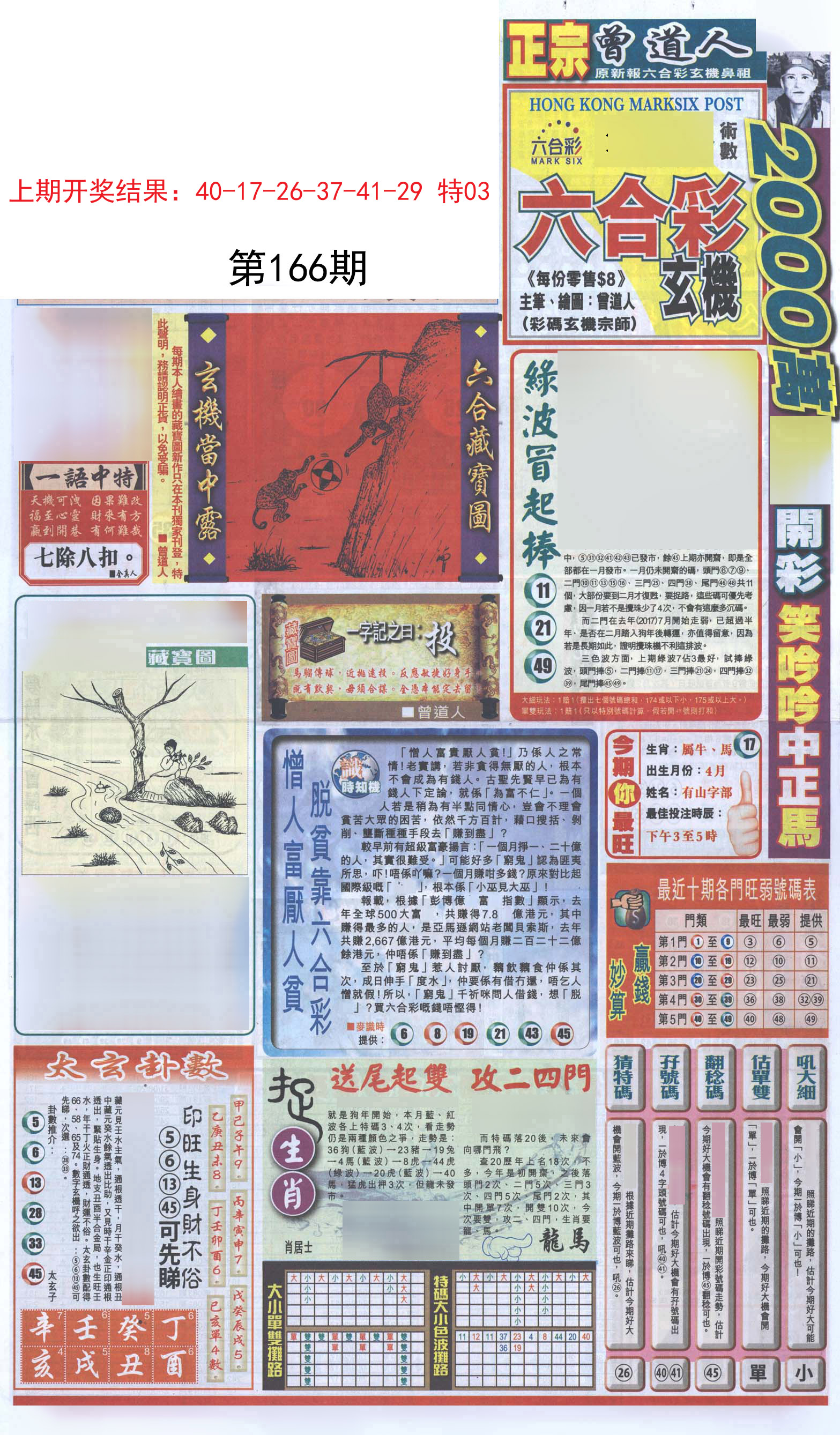 2024166期新报跑狗A