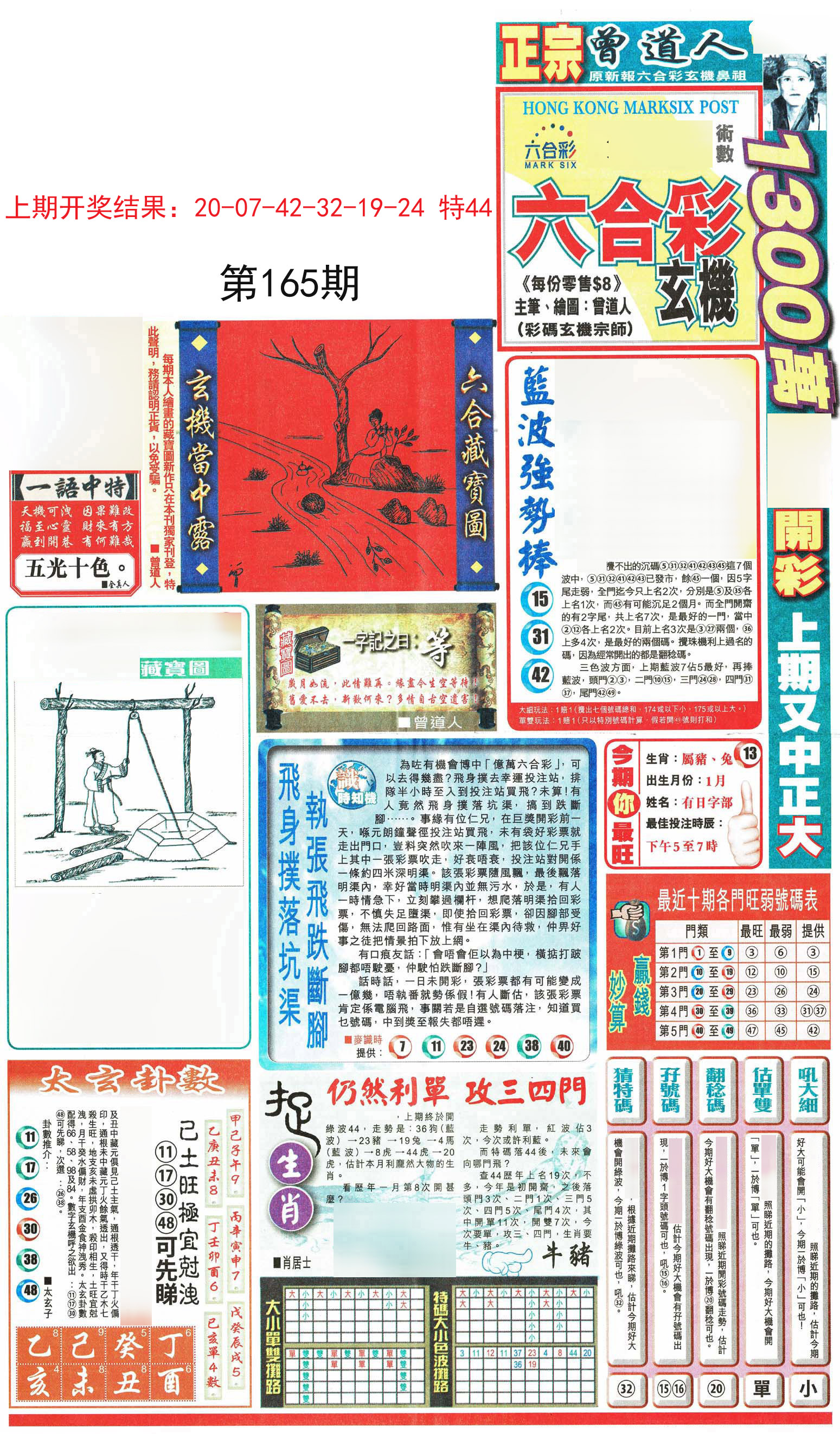 2024165期新报跑狗A